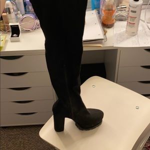Black boots